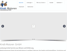 Tablet Screenshot of kindt-motoren.de
